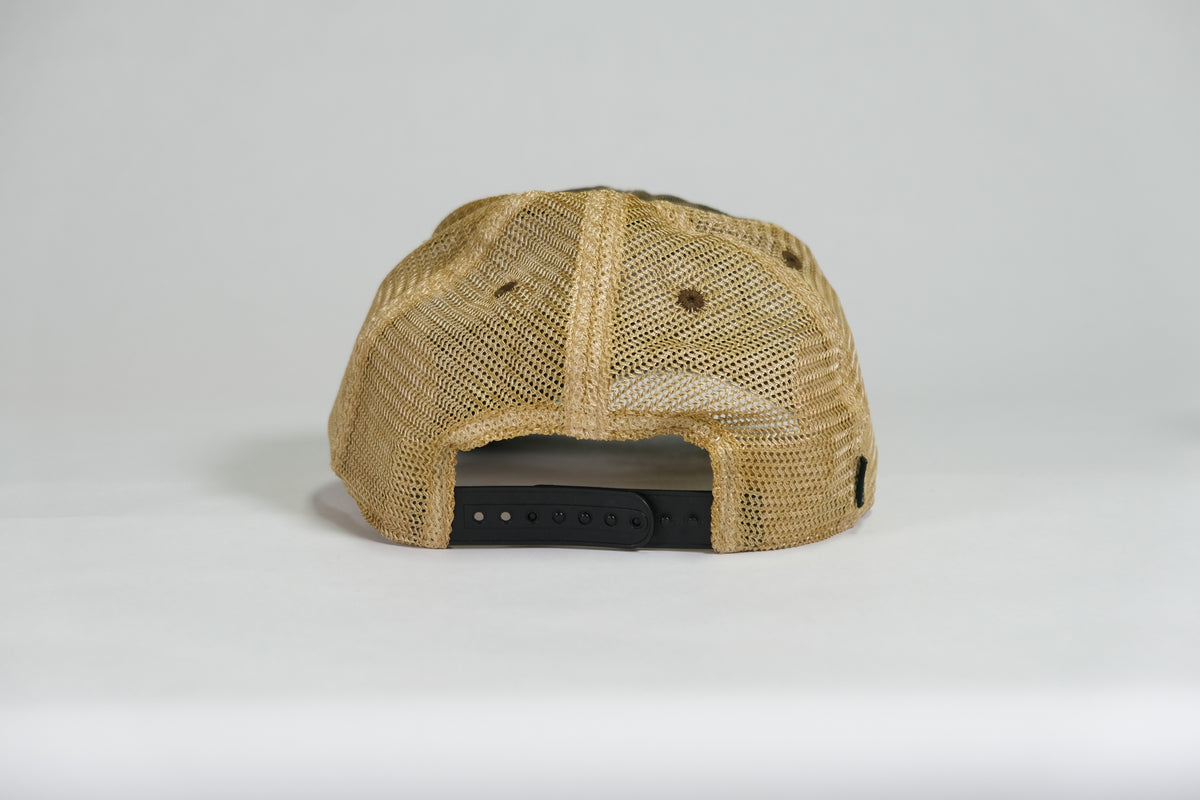10th Mountain Division Patch Embroidered Olive Drab Old Faithful Trucker Cap - Shamrock Collective