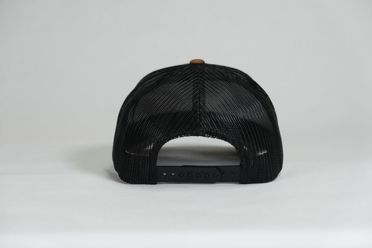 1st Armored Division Patch Embroidered Coyote Retro Trucker Cap - Shamrock Collective