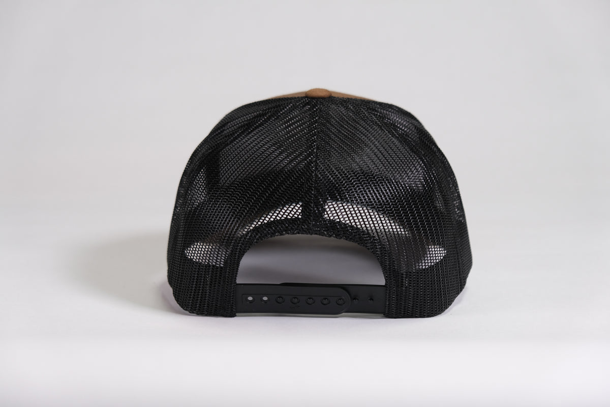 Special Forces Crest Embroidered Coyote Retro Trucker Cap - Shamrock Collective