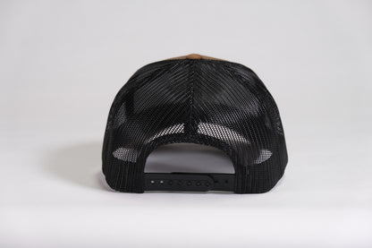 Special Forces Crest Embroidered Coyote Retro Trucker Cap - Shamrock Collective