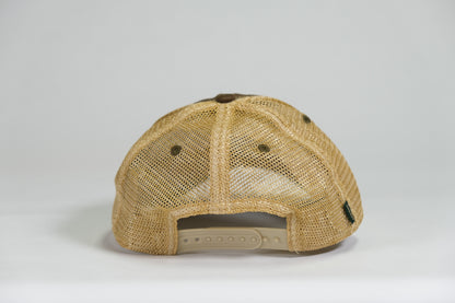 1st Armored Division Patch Embroidered Olive Drab Old Faithful Trucker Cap - Shamrock Collective