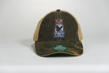 505th Parachute Infantry Regiment (PIR) DUI, 82nd Airborne Division Patch Embroidered Full Color Old Faithful Trucker Cap - Shamrock Collective