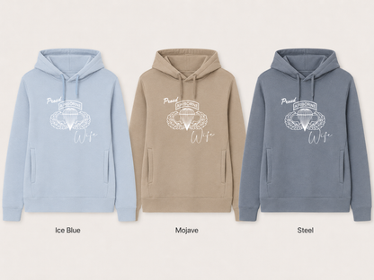 Proud Airborne Wife Hoodie | Veteran-Made Airborne Apparel