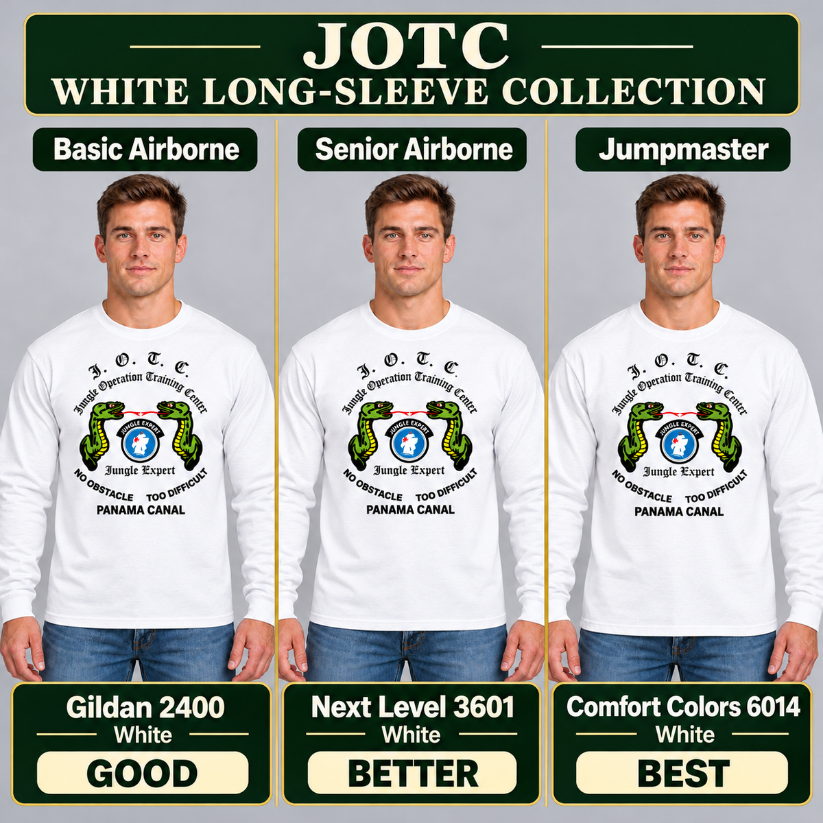 JOTC Jungle Expert Long-Sleeved T-Shirt | Panama Canal | Three Shirt Options