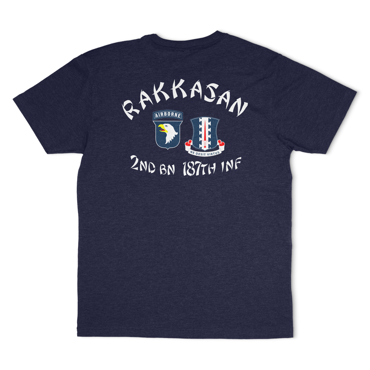 2nd Battalion 187th Infantry Regiment (2-187) Rakkasan Raiders PT T-Shirt | Fort Cambell, KY 101st Airborne Division - Shamrock Collective