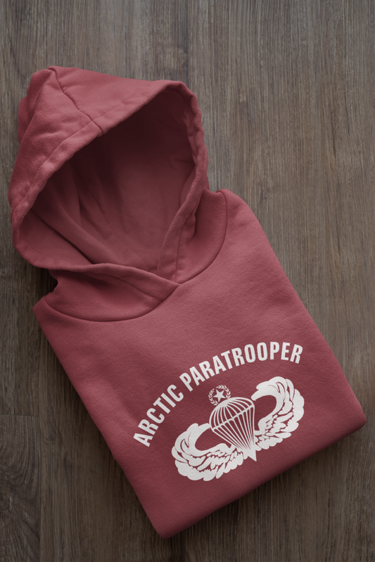 Arctic Paratrooper Airborne Hooded Sweatshirt - Artic Warfare Army Hoodie - Veteran Hoodie | FVBV Apparel - Shamrock Collective