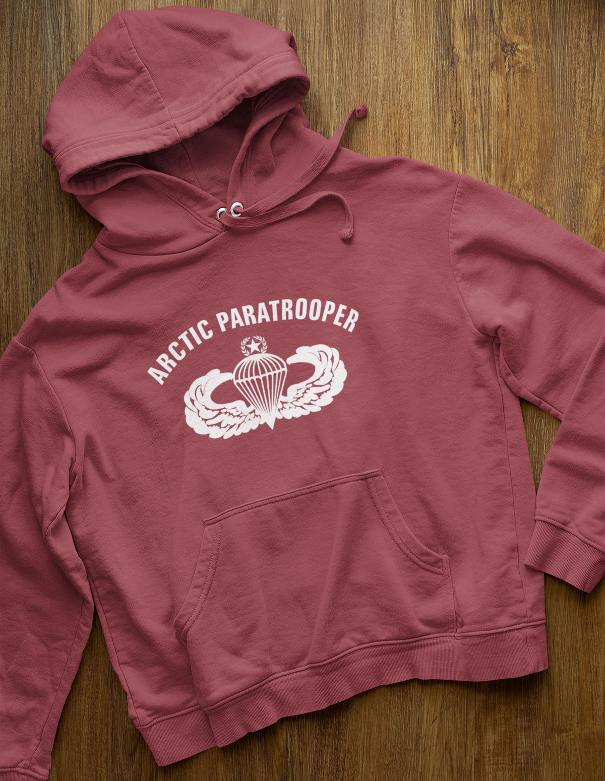 Arctic Paratrooper Airborne Hooded Sweatshirt - Artic Warfare Army Hoodie - Veteran Hoodie | FVBV Apparel - Shamrock Collective