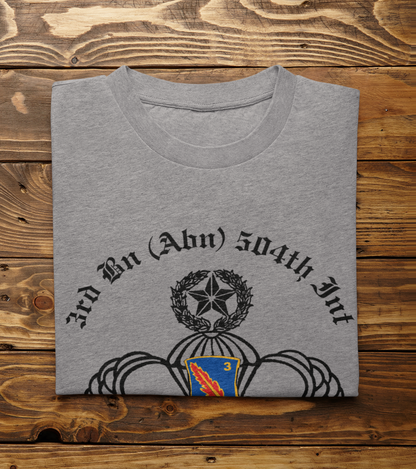 3-504 PIR Blue Devils PT T-Shirt - US Army 82nd Airborne Division Recreated Physical Training Tee - Shamrock Collective
